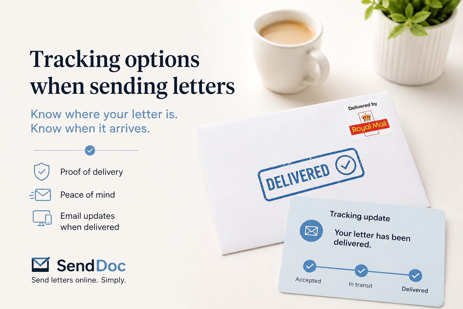 Royal Mail Tracking Options for Sending Letters